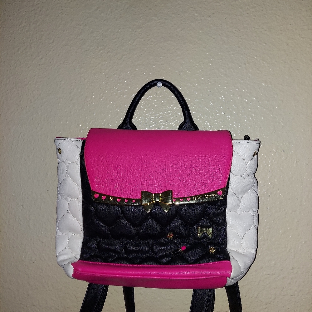 Betsey Johnson Backpack Purse